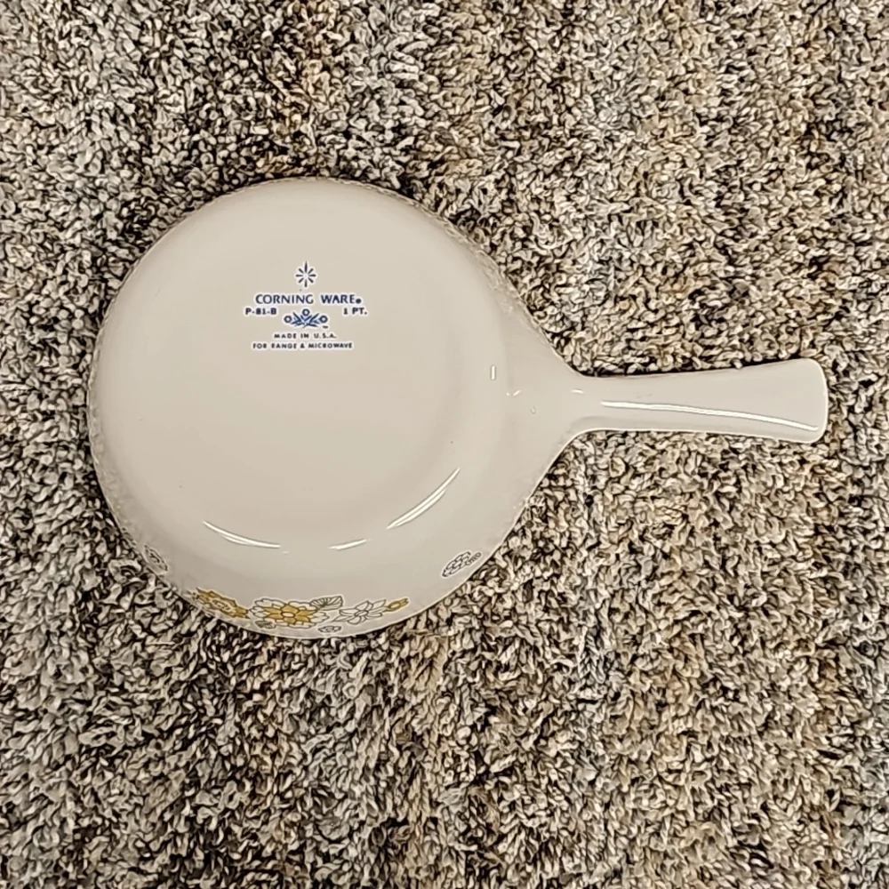 Corning Ware *Floral Bouquet Skillets *Set of 2 *P-83-B * 6½